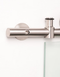 Door Stoppers for barn door hardware, Brushed Satin