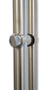 Close-up locking system 72" Lock Pull Handle (With Key) - For Wood Doors