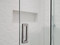 Rectangular Sliding Door Handle - 6" x 2" Back-to-Back  for Glass doors (Brushed Satin Stainless Steel Finish) mockup on glass door