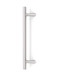 Product Image Pro-Line Series: 45º Offset Ladder Pull Handle - Back-to-Back, Brushed Satin US32D/630 Finish, 316 Exterior Grade Stainless Steel Alloy