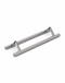 Product Image Pro-Line Series: 45º Offset Ladder Pull Handle - Back-to-Back, Brushed Satin US32D/630 Finish, 316 Exterior Grade Stainless Steel Alloy