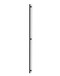 84 inch Ladder Pull Handle with 3-hole mounting - Back-to-Back (Matte Black Powder Coated Stainless Steel Finish)
