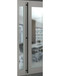 84 inch Ladder Pull Handle with 3-hole mounting - Back-to-Back (Matte Black Powder Coated Stainless Steel Finish)