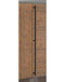84 inch Ladder Pull Handle with 3-hole mounting - Back-to-Back (Matte Black Powder Coated Stainless Steel Finish)