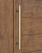 Pro-Line Series: Ladder Pull Handle - Back-to-Back, Satin Brass Finish, 304 Grade Stainless Steel Alloy