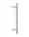 Pro-Line Series:  One Sided 45º Offset Ladder Pull Handle, Polished US32/629 Finish, 316 Exterior Grade Stainless Steel Alloy