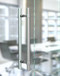 Pro-Line Collar Mounted Series: Ladder Pull Handle - Back-to-Back, Brushed Satin US32D/630 Finish, 304 Grade Stainless Steel Alloy