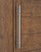 Pro-Line Collar Mounted Series: Ladder Pull Handle - Back-to-Back, Brushed Satin US32D/630 Finish, 304 Grade Stainless Steel Alloy