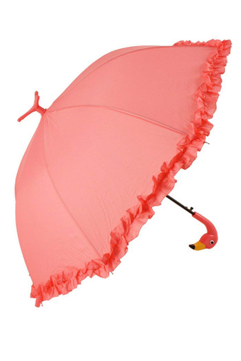lade Nadruk slim Flamingo Parasol Umbrella