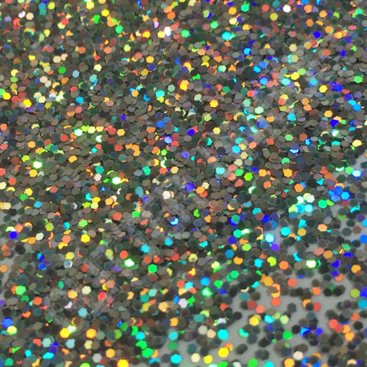Silver Holo Hex .025