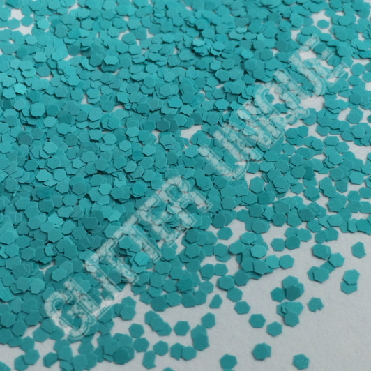 Matte Blue Lagoon Hex .062