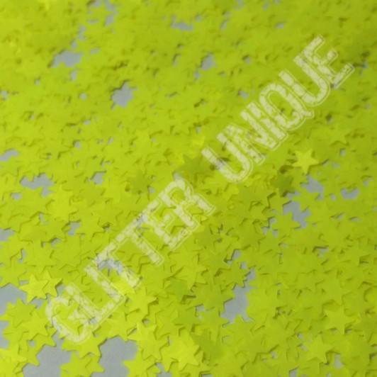 Neon Yellow Stars