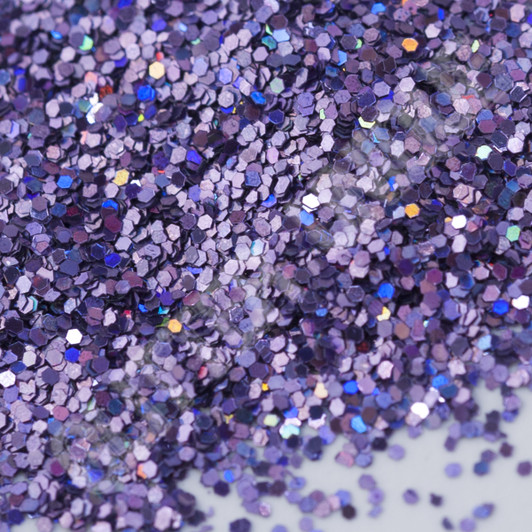 Violet Holo Hex .015