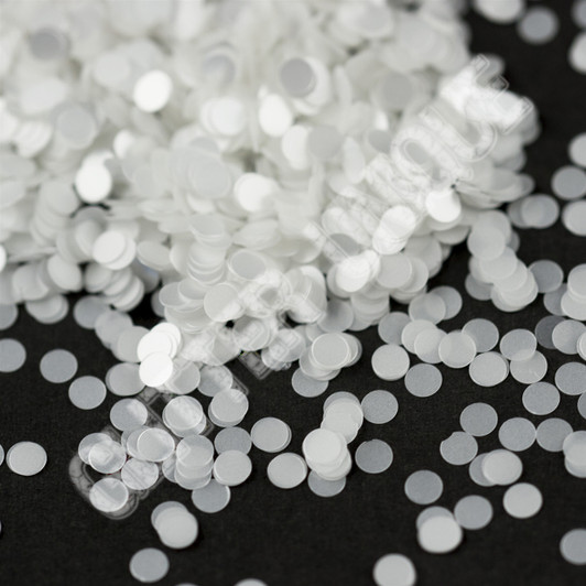 Matte Winter White Dots .078