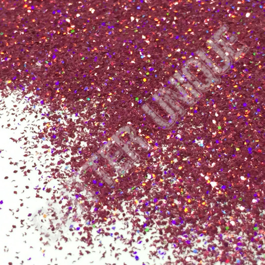 Bright Pink Holo Micro Shreds