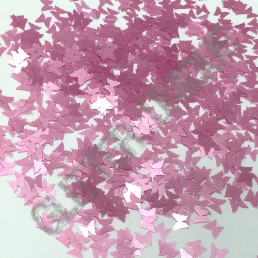 Matte Pink Orchid Butterflies