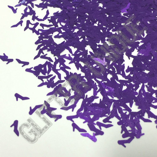 Matte Purple High Heels