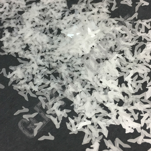 Matte Winter White High Heels