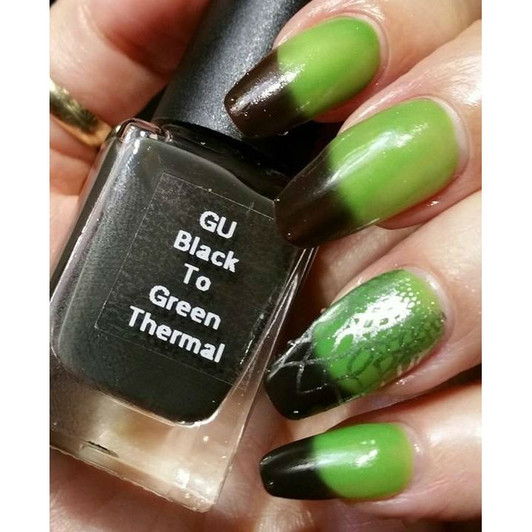 Black to Green Thermochromic Pigment