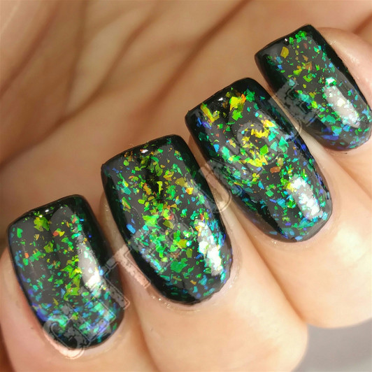 Lime/Copper/Blue Color Shifting Flakes