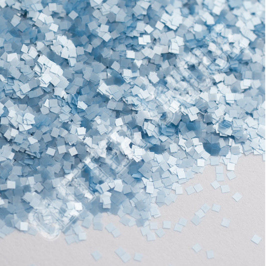 Matte Baby Blue Square .035