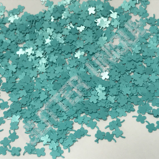 Matte Blue Lagoon Clovers