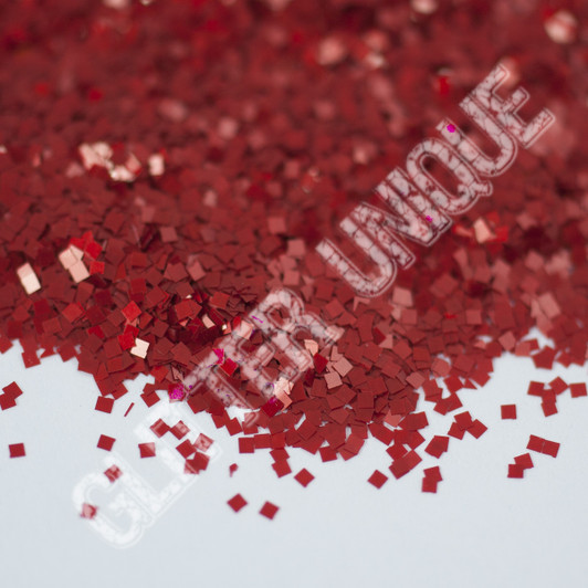 Matte Cherry Red Square .035