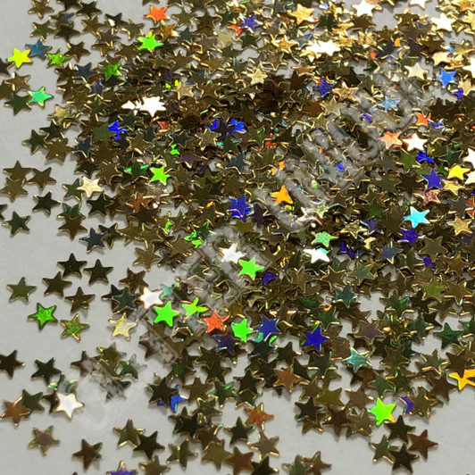 Gold Holo Stars - MINI
