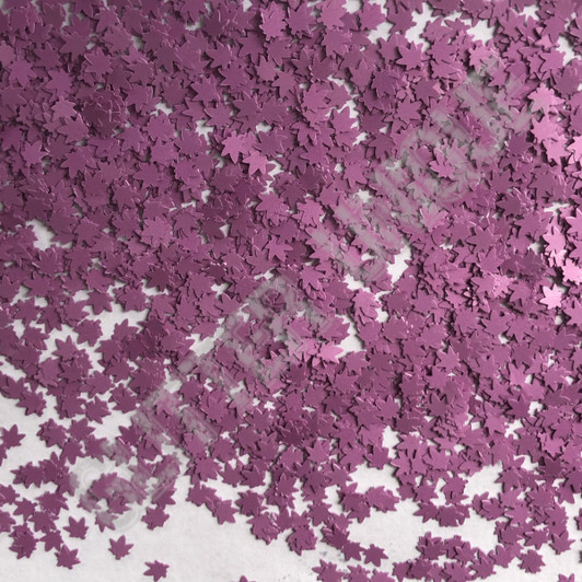 Matte Sugar Plum Cannabis Leaf