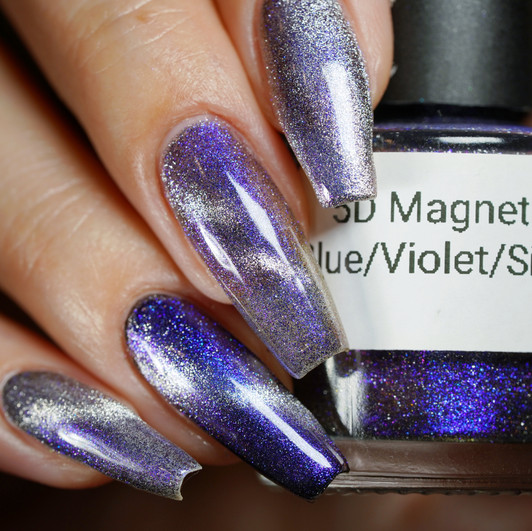 5D Magnetic Pigment - Blue/Violet/Silver