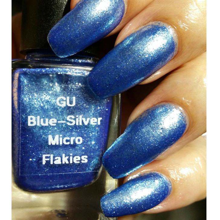 Blue-Silver Micro Flakes