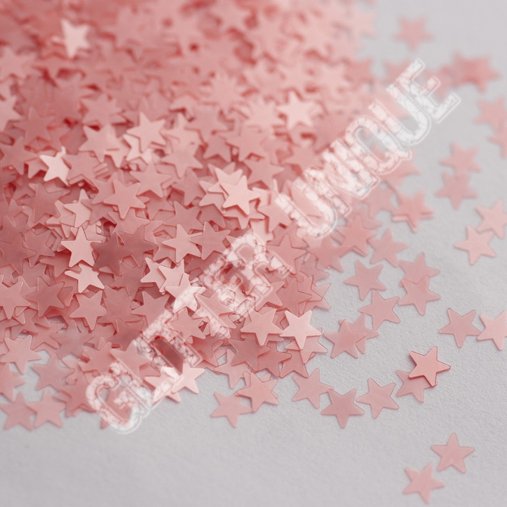 Matte Bubblegum Pink Stars