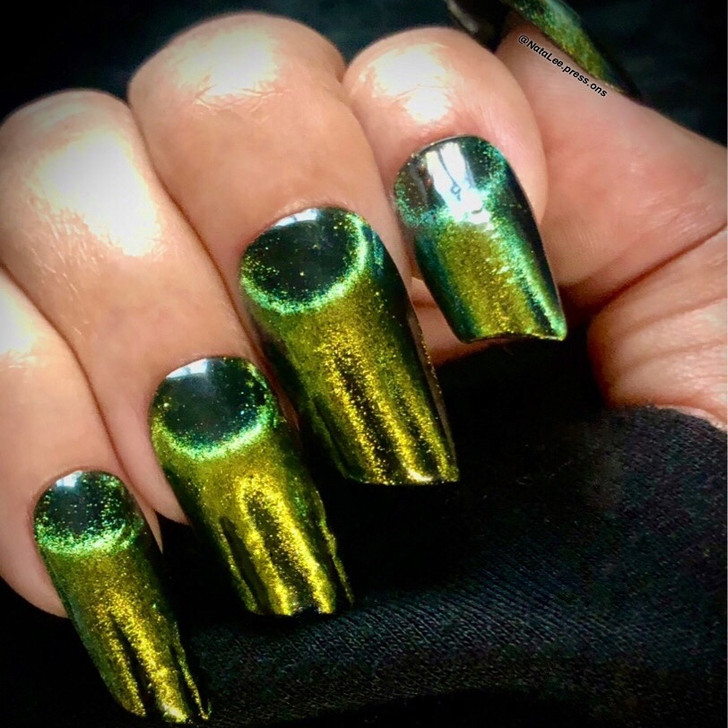 Magnetic Pigment - Metallic Green/Gold