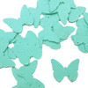 Aqua Blue Butterfly Shaped Plantable Seed Paper Confetti - 240 Pack
