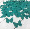 Teal Butterfly Shaped Plantable Seed Paper Confetti - 240 Pack