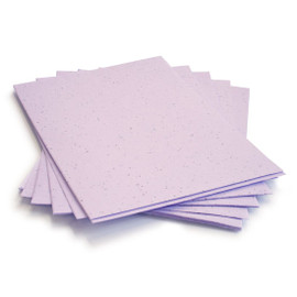 Lavender Plantable Wildflower Seed Recycled Paper Sheets - 8.5" x 11"