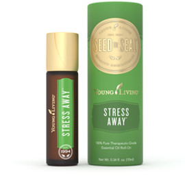 Stress Away Roll-on Essential Oil Blend 10 ml - Young Living 100% Pure Therapeutic Grade Sleep, Relaxation