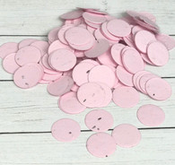 Pink Circle Shaped Plantable Seed Paper Confetti - 330 Pack