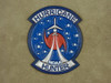 Hurricane Hunter Banner patch full color Embossed Leather