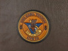 USS CARL VINSON CVN-70   4.125" Classic Embossed Leather,  Our best !