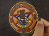USS CARL VINSON CVN-70   4.125" Classic Embossed Leather,  Our best !