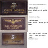 US NAVY PILOT Nametag  1 Line of Text,  Classic Embossed