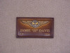 NAVAL AVIATION OBSERVER Nametag , 1 Line of Text CLASSIC EMBOSSED