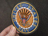 US NAVY EMBLEM, Classic Embossed Leather patch, Offically Licensed