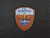 P-8 POSEIDON SHIELD, Vintage color, Classic Embossed Leather, Officially Licensed