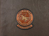 TOPGUN ADVERSARY, Brown tone, Classic Embossed leather, Officially Licensed