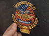 US Coast Guard Flight Mechanic patch, Classic Embossed leather
