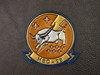 HSC-28 Embossed Leather Flight Jacket Squadron Patch