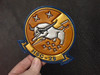 HSC-28 Embossed Leather Flight Jacket Squadron Patch