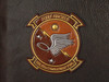 HSC-2 Embossed Leather Flight Jacket Squadron Patch